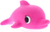DolliBu Dolphin Bath Buddy Squirter - Floating Pink Dolphin Rubber Bath Toy, Fun Water Squirting Bathtime Play for Toddlers, Cute Sea Life Animal ...