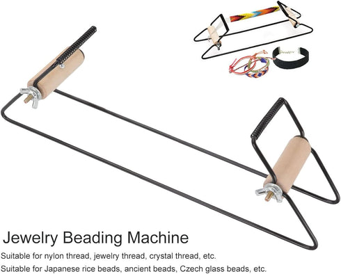 Beading Loom, DIY Metal Bead Loom Kit Fun Beginner Loom Beading Supplies Loom Bracelet Tool for Bracelets Necklaces Belts Jewelry Making...