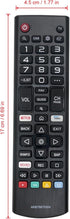 AKB75675304 Replacement Remote Control fit for LG Smart TV 43LM5700PUA 65UM73000PUA 32LM6350PUA 43UM6900PUA 49UM6900PUA 55UM6900PUA 65UM6900PUA 43...