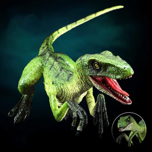 Gemini&Genius Velociraptor Dinosaur Toy for Kids, Raptor Dinosaur Action Figure, Party Supplies, Dino Collection Toy, Dinosaur Play & Display, Gif...