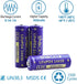 (2-Pack Shockli 14430 3.2V 450mAh LiFePO4 Rechargeable Solar Battery for Outdoor Solar Garden Light?Shorter Than AA!?...