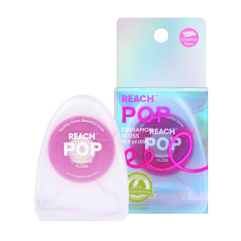 Reach POP Dental Floss 55YD | Cinnamon...