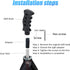 Car Gear Shift Knob, Manual & Automatic Transmission Car Grip Knife Handle Gear with Adapter Screws and Spanner, Car Gear Lever Shifter Handle Aut...