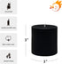 Zest Candle Pillar Candle, 3 by 3-Inch, Black...
