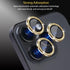 Camera Lens Protector for iPhone 14 Pro & iPhone 14 Pro Max, Tempered Glass Lens Protector Aluminum Alloy Ring Camera Cover Fits for iPhone 14 Pro...