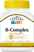 21st Century Healthcare, B Complex Plus Vitamin C, Tablets 100 Count (Pack of 1)...
