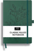 RICCO BELLO Classic College Ruled Notebook | Faux Leather Hardcover Lined Writing Journal for Work, Home, School | 192 Lined Pages, 5.7 x 8.4-Inch...