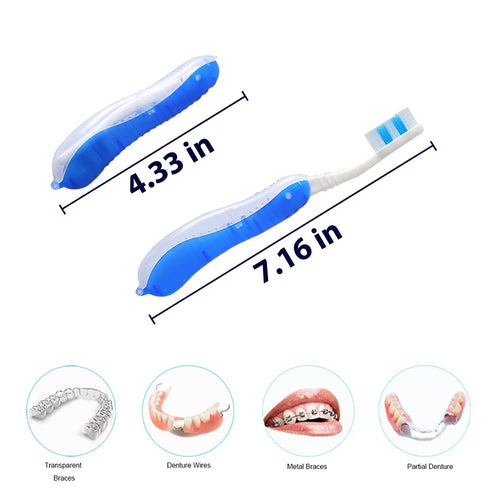 Denture Bath Box Cup,Denture Bath Case with Strainer Basket,Orthodontic Retainer box,Retainer Cleaning Box,Soak Cup Fixed box?With braces chewable...