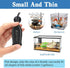 Super Mini Aquarium Heater 6 Watts Small Fish Tank Flat Heater 6W with Free Thermometer Strip Submersible Slim Betta Heater for Up to 2 Gallon Des...