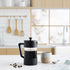 Oggi Borosilicate Glass French Press Coffee Maker (20oz)- 5 Cup Capacity, Coffee Press, Single Serve Coffee Maker, Stainless Steel Lid & Plunger, ...