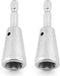 2pcs Wire Twisting Tool for Drill, Wire Twisting Tool Twisting Wire Connector, Silver Metal Wire Twisting Tools with 1/4 Hex Shank, Wire Twisting ...