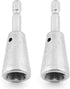 2pcs Wire Twisting Tool for Drill, Wire Twisting Tool Twisting Wire Connector, Silver Metal Wire Twisting Tools with 1/4 Hex Shank, Wire Twisting ...