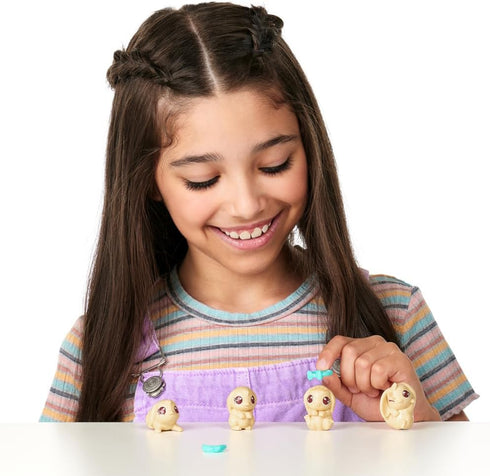 Little Live Pets - Mama Surprise Minis. Feed and Nurture a Lil' Bunny Inside Their Hutch so she can be a Mama. She has 2, 3, or 4 Babies with Acce...