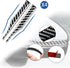 4Pcs Car Rearview Mirror Anti-Collision Scraping Strip, Anti-Rub Anti-Scratch Trim Sticker, Carbon Fiber Rearview Mirror Crash Protector, Universa...