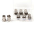 PENTA ANGEL RG6 F-Type Twist-On Coaxial Cable Connector Adapter Plug, 6PCS (Silver)...