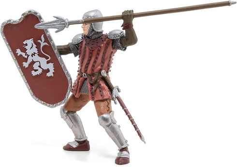 Papo -Hand-Painted - Figurine -Medieval-Fantasy -Knight with Javelin -39756 - Collectible - for Children - Suitable for Boys and Girls - from 3 Ye...