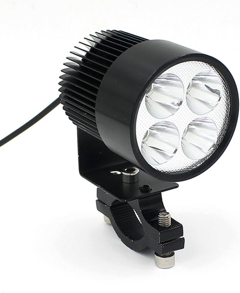 LEORX 12V-85V 20W Motorcycle E-bike LED Headlight Lamp Car Accessories (Black)...
