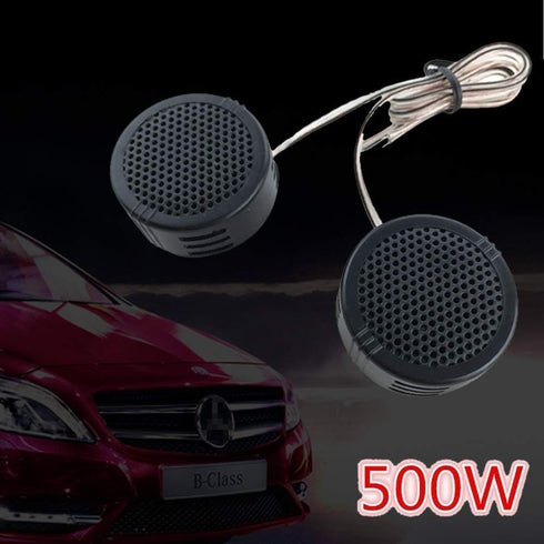 Car Tweeters, 2pcs 500W High Efficiency Mini Dome Tweeter Speakers for Car Audio System...