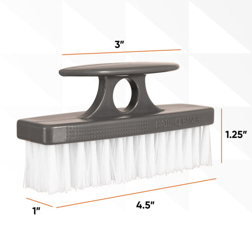 Superio Nail Brush for Cleaning Fingernails, Nail Scrubber Brush, Toe Foot Hands Fingernail Brush Cleaner- Small Scrub Brush- All-Purpose Stiff Cl...