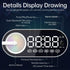 Digital Alarm Clock Bluetooth Speaker, Dual Alarm Clock for Bedroom Wireless Speaker BT 5.0 with Rechargeable 1200mAh Battery, Support FM, TF Card...