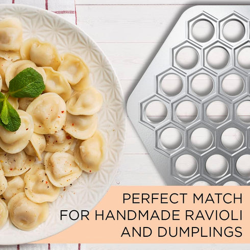 Russian Ravioli Mold Metal Mold Meat Siberian Meat Dumpling Machine Ravioli Cutter...