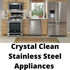 Crystal Clean Eco-Cloth Amazing Lint-Free/Streak-Free/Chemical-Free Microfiber Cloth for Windows & Glass/Mirrors Stainless Steel Appliances TV/Com...