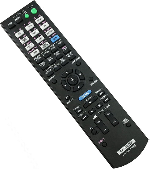 Replaced Remote Control Compatible for Sony STR-DN840 RMAAU170 149205111 STR-DH740 RMAAU168 149204911 Audio/Video AV Receiver Home Theater System...