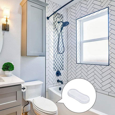 5Pcs Transparent Toilet Seat Bumper Set, Silicone Strong Adhesive Toilet Seats Lid Bumpers, Toilet Seat Buffers, Toilet Lid Rubber Pads for, Home,...