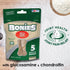 BONIES Hip & Joint Health Multi-Pack REGULAR Large Dogs 25 or More LBS - Natural Dog Treat - Low Calories - Chicken Flavor - 5 Bones...