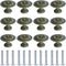 12Pcs Vintage Bronze Cabinet Knobs, Flower Drawer Handles with Screws for Furniture Kitchen Cupboard Closet Wardrobe(Style B)...