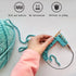 4 PCS 400g Soft Chenille Yarn Velvet Yarn for Crocheting,Fluffy Yarn for Knitting and Crochet DIY Craft,Warm Yarn for Blanket Bag Hat Scarve Cloth...