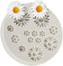 1Pc White Cute Flower Silicone Molds Daisy Shape Fondant Candy Mould Mini Flower Chocolate Molds for Cake Decoration Cupcake Topper Fudge Polymer ...