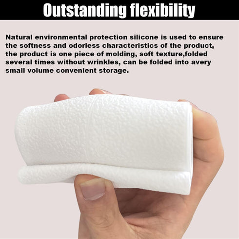 Car Steering Wheel Cover, Soft Odorless Silicone Steering Wheel Protector, Anti-Slip Auto Steering Wheel Cover Universal Fit 14 Inch, Vehicle Inte...