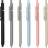 6 Pack Cute Gel Pens, Retractable Quick Dry Gel Ink Pen, Fine Point 0.5mm Black Ink Rolling Ball Gel Pens, Smooth Writing Aesthetic Pens for Home ...