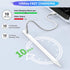 Stylus Pen for iPad 9th&10th Generation, 10Mins Fast Charge for Apple Pencil/iPad Pen, Compatible iPad 10th/9th/8th/7th/6th Generation, iPad Pro 1...