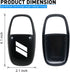 Gear Shift Knob Head Cover for Dodge Charger Challenger Accessories 2015-2023 2024 Durango 2016-2024 ABS Interior Shell Insert Decoration Protecto...