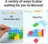 48 Pcs Tetra Tower Balance Stacking Blocks Game, Board Games for 2 Players+ Family Games, Parties, Travel, Kids & Adults Team Building Blocks Toy...