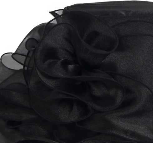 Kentucky Church Derby Hat Wide Brim Flounce Cocktail Tea Party Bridal Dress Hats...