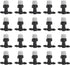 Drip Irrigation Kit, 20Pcs Adjustable Sprinkler Drip Irrigation Mister Heads with Tee Joints, Watering System for Garden Lawn Farm...