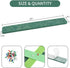 8Pcs Green Cork Board Bar Strips with 50 Pushpins & Sticky Notes, Self-Adhesive Bulletin Board Strips No Damage for Wall, Felt Pin Board for Paste...