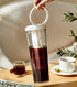 34oz Cold Brew Coffee Maker with Mesh Filter, Portable Cold Brew Cup for Tea Coffee (White)...