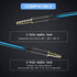 Replacement Audio Cable Compatible with Astro A40 A40TR Gaming Headset, Inline Mute Wire and No Volume Control Cord(Blue)...