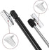 Vepagoo 10mm Ball Stud Mounting Bracket, Gas Struts Lift Support Bracket Ball Stud, 4pcs L-Type and 20pcs Screws (Only Fits 10mm Ball Head), Silve...