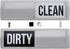 Gorilla Grip Clean and Dirty Dishwasher Magnet Sign, Optional Adhesive, Magnetic Kitchen Decor, Easy Read, Non-Scratch, Heavy Duty Shutter Slide M...