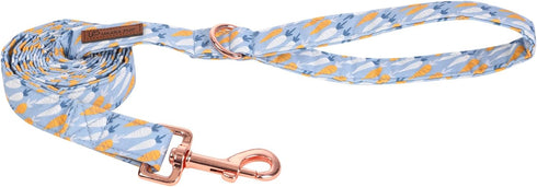 Easter Dog Leash Match Dog Collar, Sturdy Durable Easter Day Cotton Dog Leash, Cute Carrot Dog Training Leash for Small Medium Large Dog...