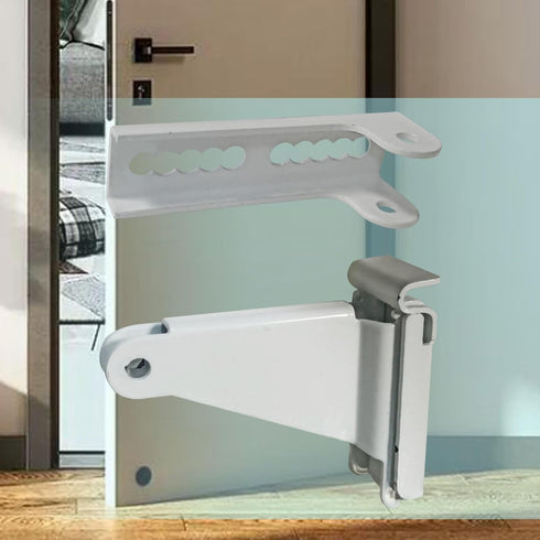 Doors Closer Kit Reinforced Storm Door Hardware Bracket Gate Lock Repair Member Replacement Parts Compatible with Andersen Emco Larson (White)...