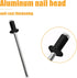 1/8" x 1/4" Pop Rivets Kit Aluminum Rivets Kit,100Pcs Black Blind Rivets Metal Rivets for DIY Home Uses...