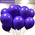 Jonhamwelbor Dark Purple Balloons 12 inch 100 Pack Deep Royal Purple Latex Balloons for Women Girl Birthday Baby Shower Wedding Bachelorette Party...