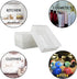 Plastic Storage Trays Baskets/Organizing Baskets, 13.2 Inches x 9.6 Inches x 3.6 Inches, Set of 6 (White)...