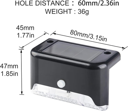Solar Pool Light Cold White(8 Pack), Solar Deck Lights Outdoor Waterproof Led, Solar Step Lights Stairs Lights Fence Lights Patio Lights Pathway L...